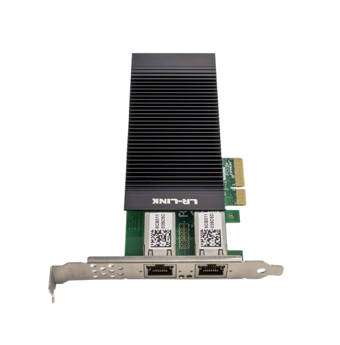 LR-LINK 2-CH PCIe GigE Vision PoE+ Card